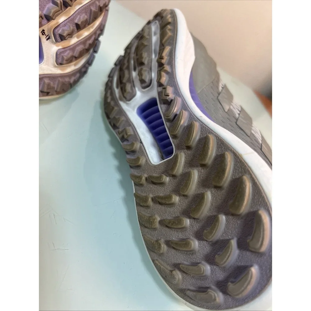 Adidas Running Shoes Men's 8 Gray Purple‎ Bounce Sneakers